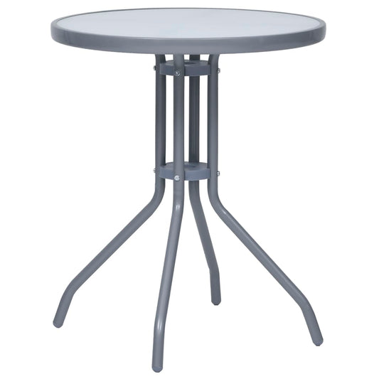 Havebord 60 Cm Stål Og Glas