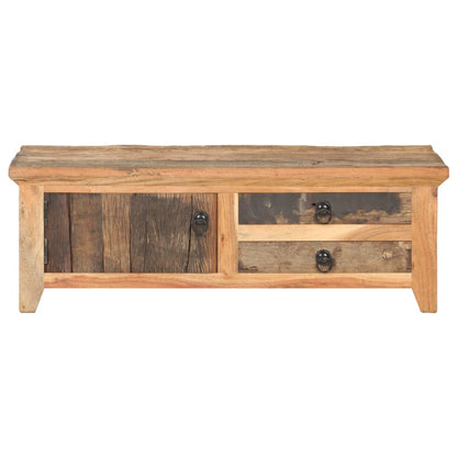 Sofabord 90x50x31 Cm Massivt Genbrugstræ - Billede 3