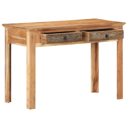 Skrivebord 110x50x75 Cm Massivt Genbrugstræ - Billede 2
