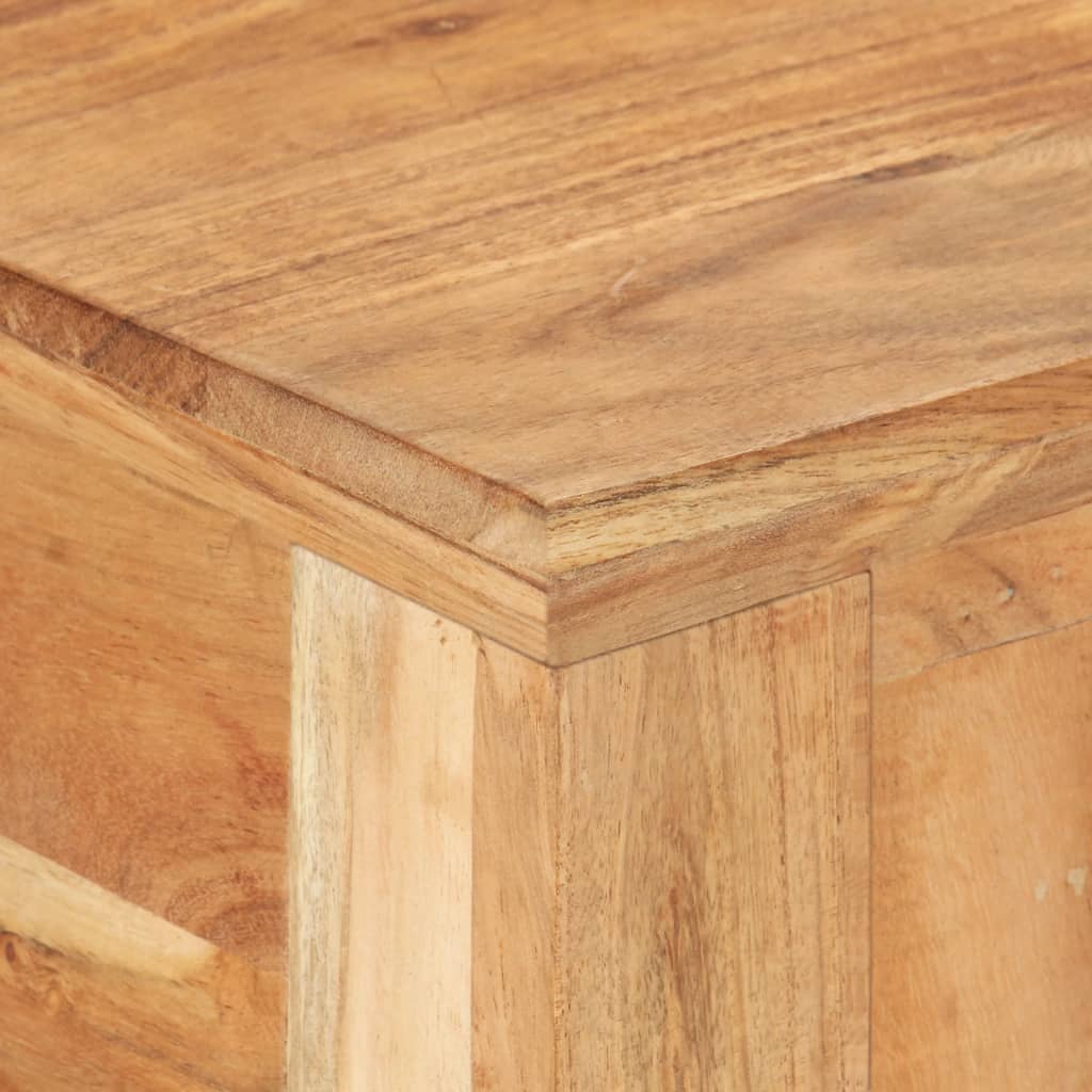Skrivebord 110x50x75 Cm Massivt Genbrugstræ - Billede 6
