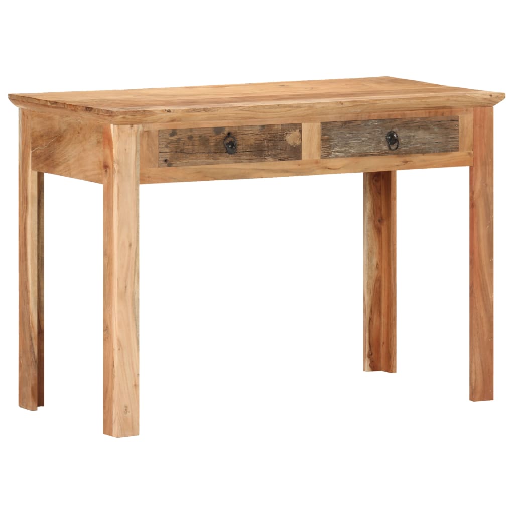 Skrivebord 110x50x75 Cm Massivt Genbrugstræ - Billede 10