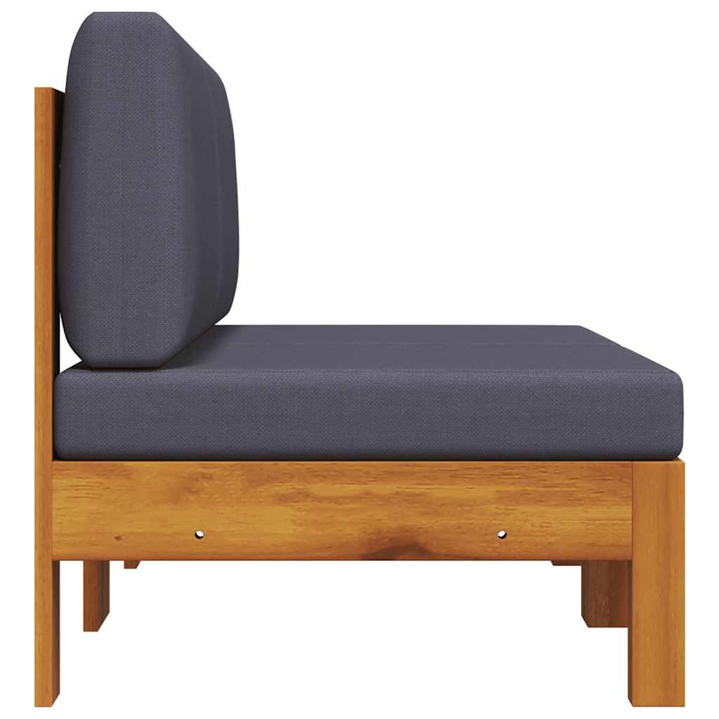 Midterdele Til Sofa 2 Stk. Massivt Akacietræ