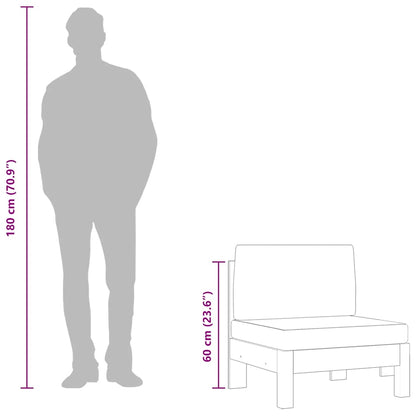 Midterdel Til Sofa Massivt Akacietræ