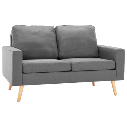 Lænestol og 2-Personers Sofa Sæt Stof