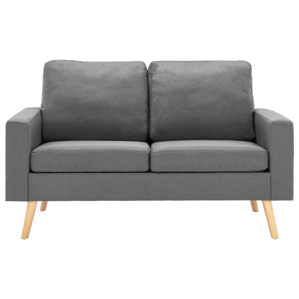 Lænestol og 2-Personers Sofa Sæt Stof