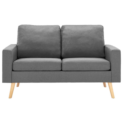 Lænestol og 2-Personers Sofa Sæt Stof