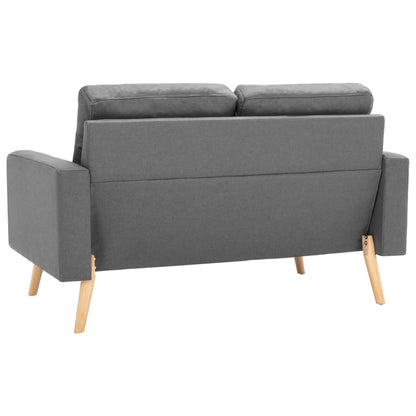 Lænestol og 2-Personers Sofa Sæt Stof
