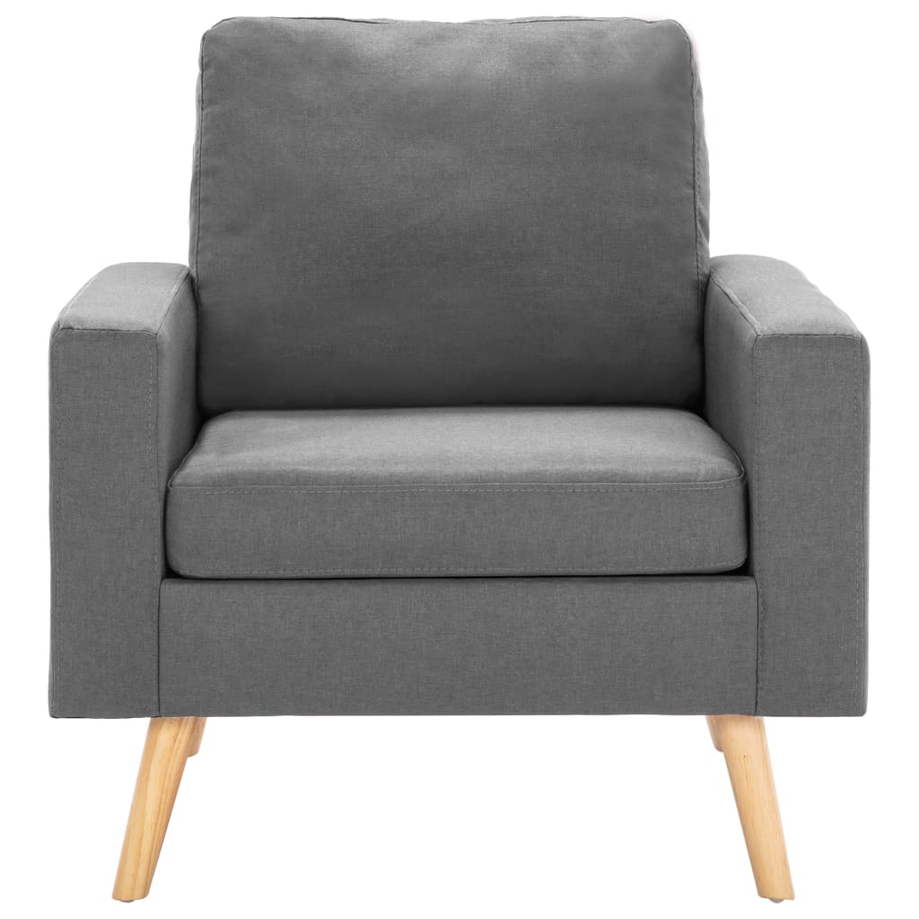 Lænestol og 2-Personers Sofa Sæt Stof