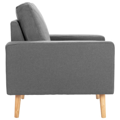 Lænestol og 2-Personers Sofa Sæt Stof