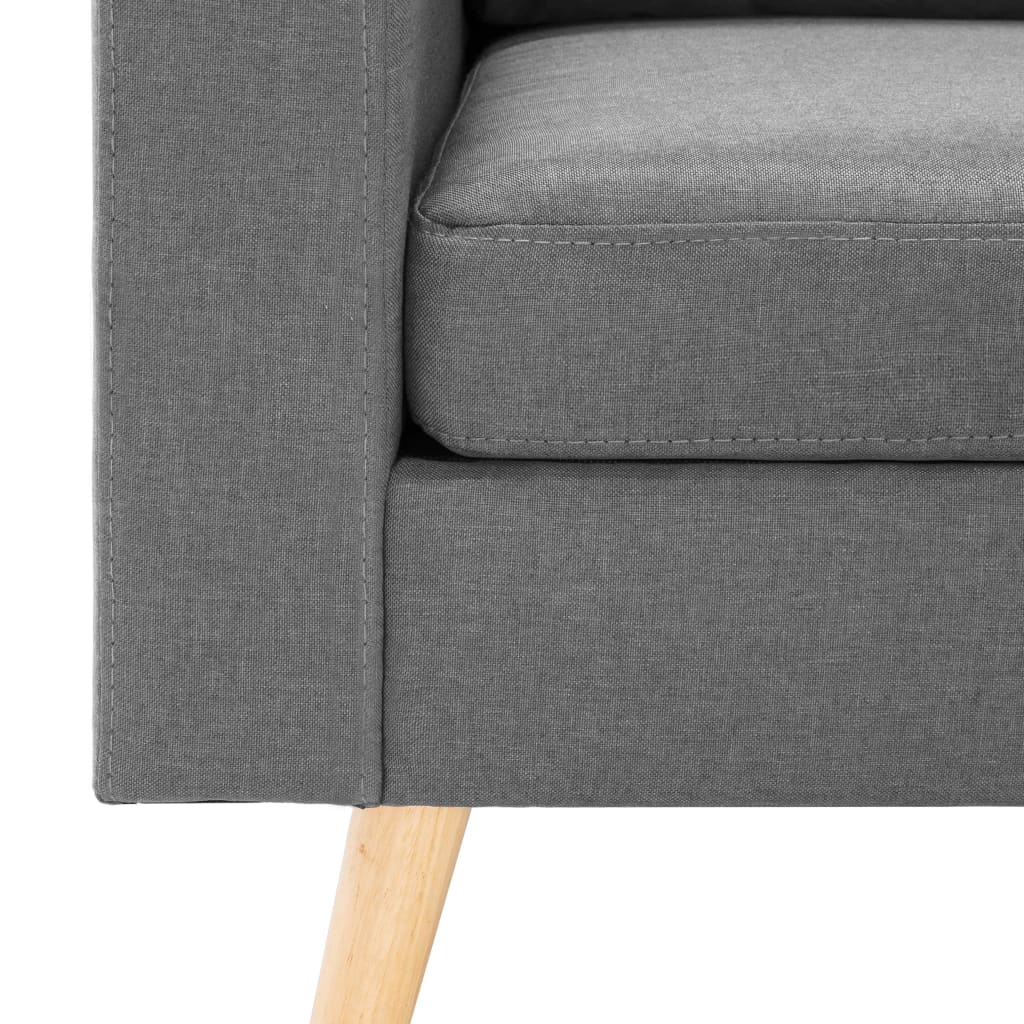 Lænestol og 2-Personers Sofa Sæt Stof