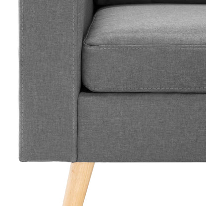 Lænestol og 2-Personers Sofa Sæt Stof