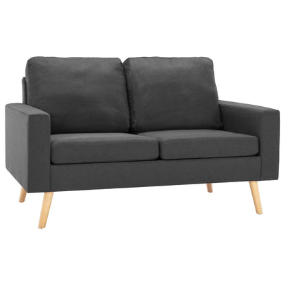 Lænestol og 2-Personers Sofa Sæt Stof
