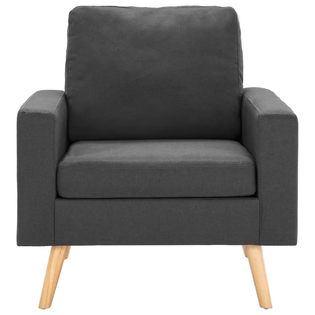 Lænestol og 2-Personers Sofa Sæt Stof