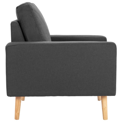 Lænestol og 2-Personers Sofa Sæt Stof