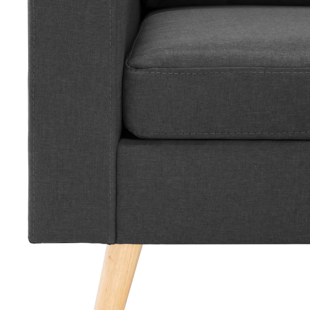 Lænestol og 2-Personers Sofa Sæt Stof