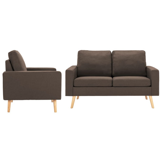 Sofasæt 2 Dele Stof - Hovedbillede