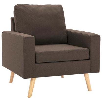 Lænestol og 2-Personers Sofa Sæt Stof