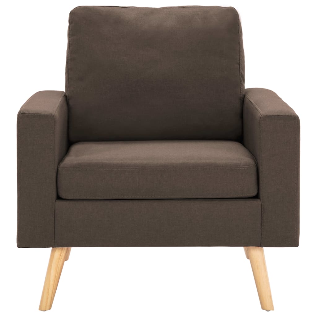 Lænestol og 2-Personers Sofa Sæt Stof