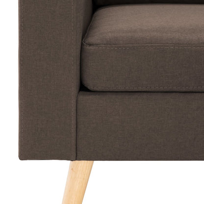 Lænestol og 2-Personers Sofa Sæt Stof
