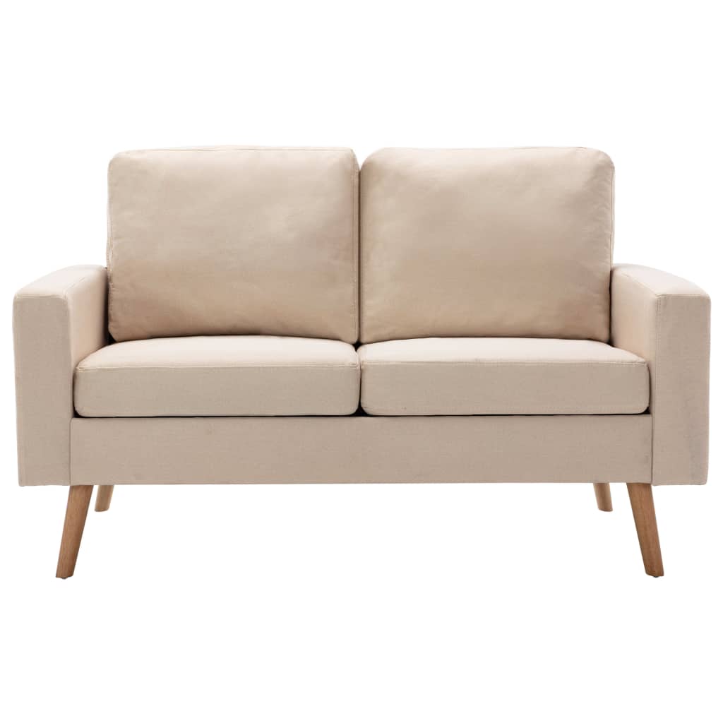 Lænestol og 2-Personers Sofa Sæt Stof