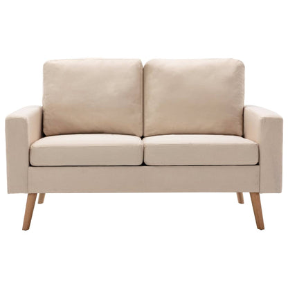 Lænestol og 2-Personers Sofa Sæt Stof