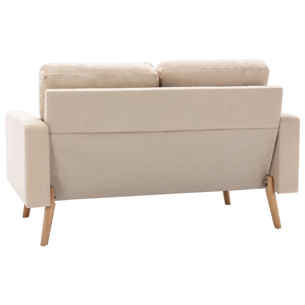Lænestol og 2-Personers Sofa Sæt Stof