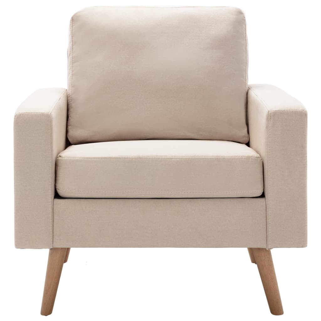 Lænestol og 2-Personers Sofa Sæt Stof