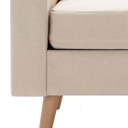 Lænestol og 2-Personers Sofa Sæt Stof