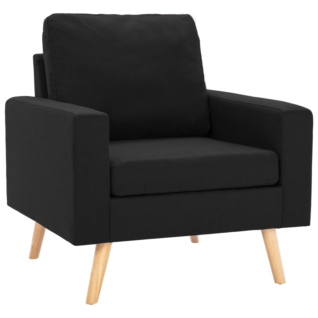 Lænestol og 2-Personers Sofa Sæt Stof