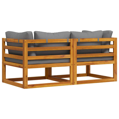 Hjørnesofa 2 Stk. Massivt Akacietræ
