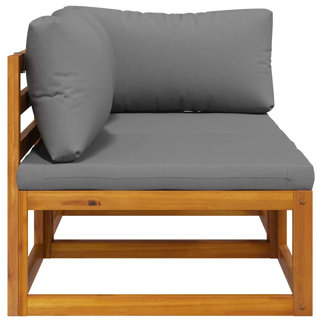 Sofasæt 2 Dele Massivt Akacietræ