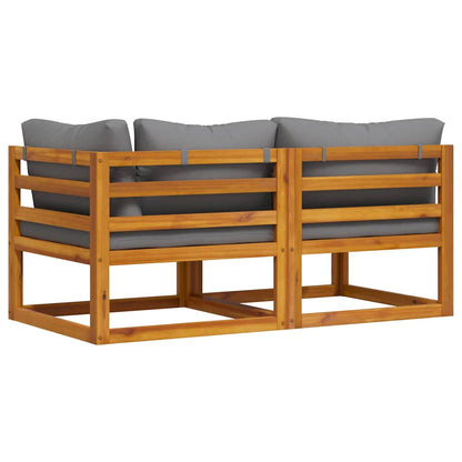 Sofasæt 2 Dele Massivt Akacietræ