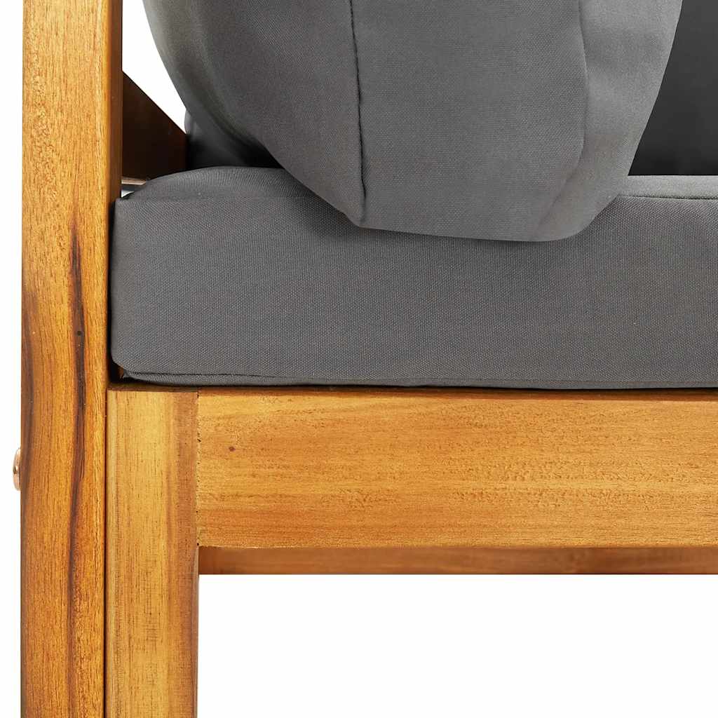 Sofasæt 2 Dele Massivt Akacietræ