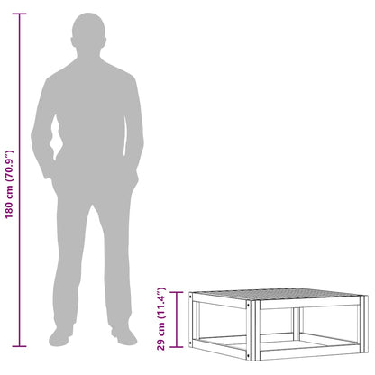 Sofasæt Med Sofabord Massivt Akacietræ