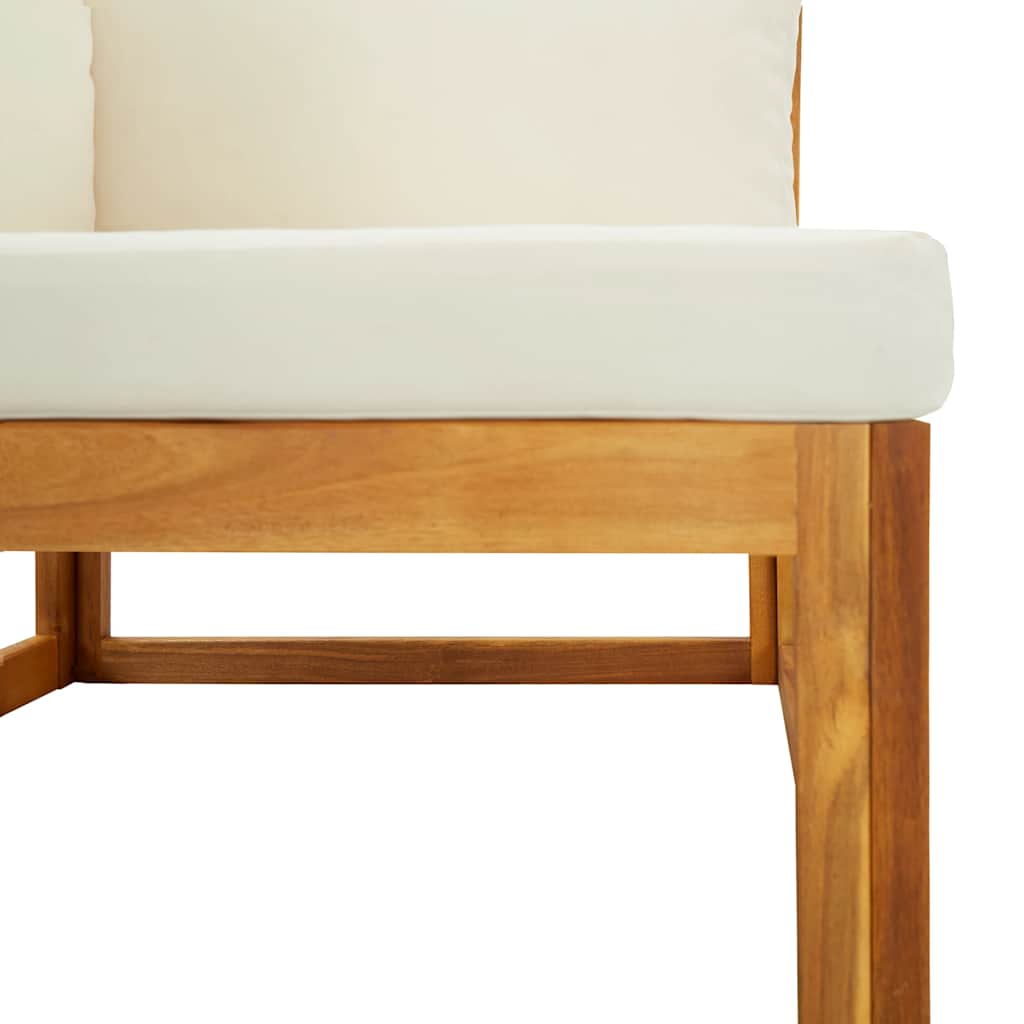Hjørnedel Til Sofa Massivt Akacietræ