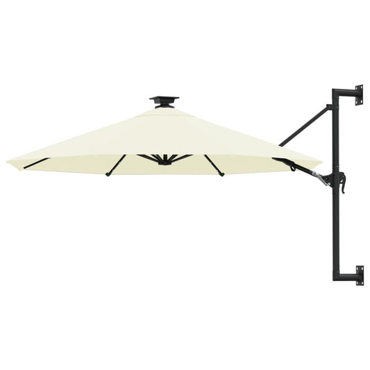 Væghængt Parasol M. Led-Lys 300 Cm