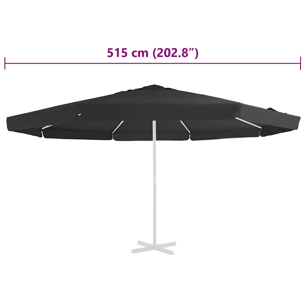 Udskiftningsdug Til Parasol 515 Cm - Billede 5