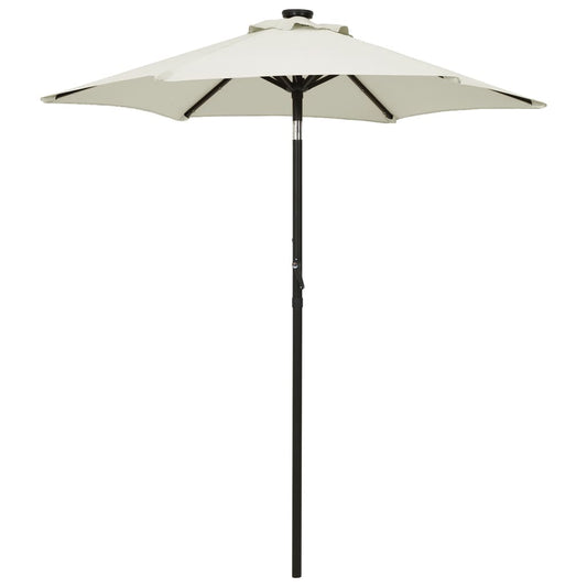Parasol Med Led-Lys 200X211 Cm Aluminium