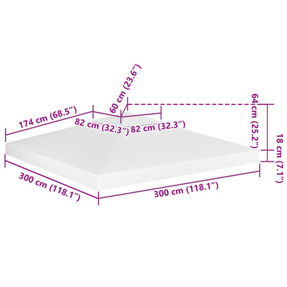 Pavillontag 2 Lag 310 G/m² - Billede 7