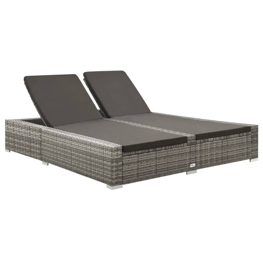 Dobbelt Solseng Polyrattan
