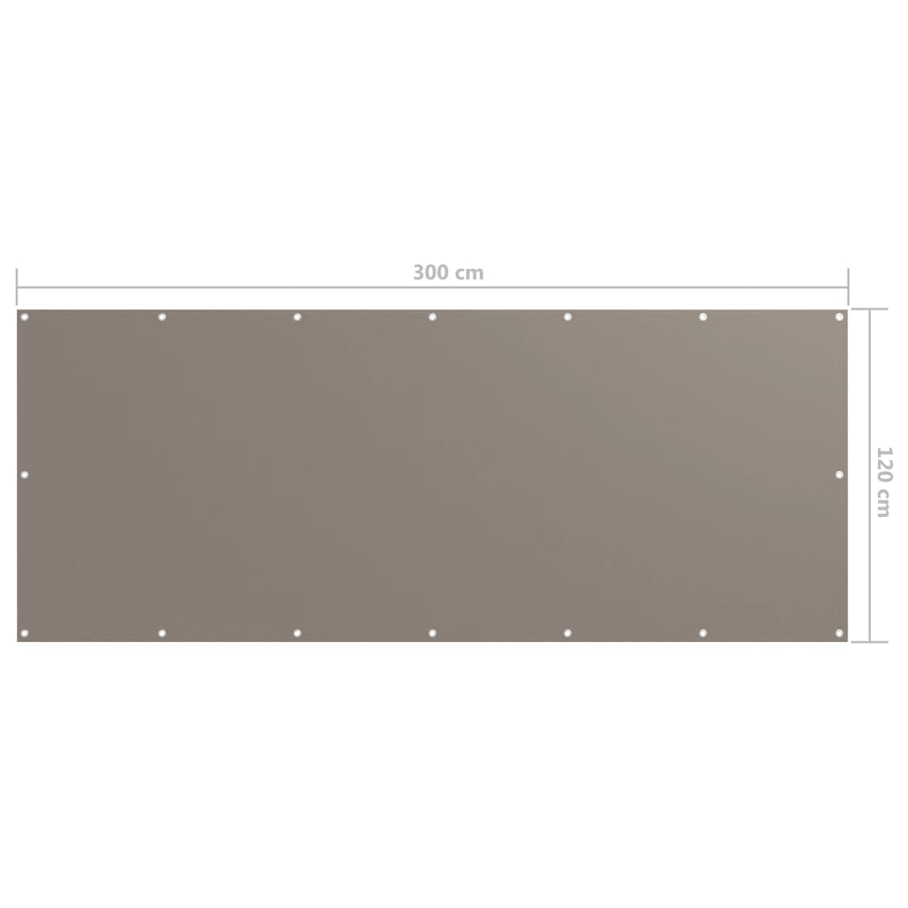 Altanafskærmning 120x300 Cm Oxfordstof - Billede 5