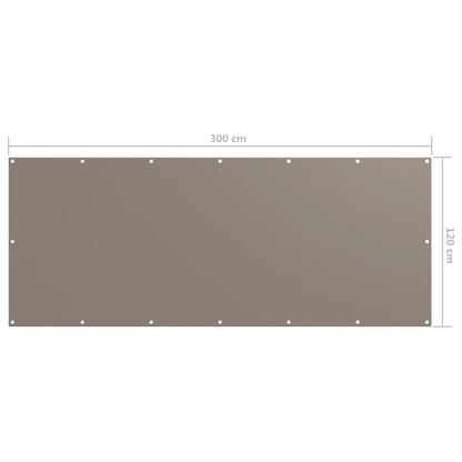 Altanafskærmning 120x300 Cm Oxfordstof - Billede 5