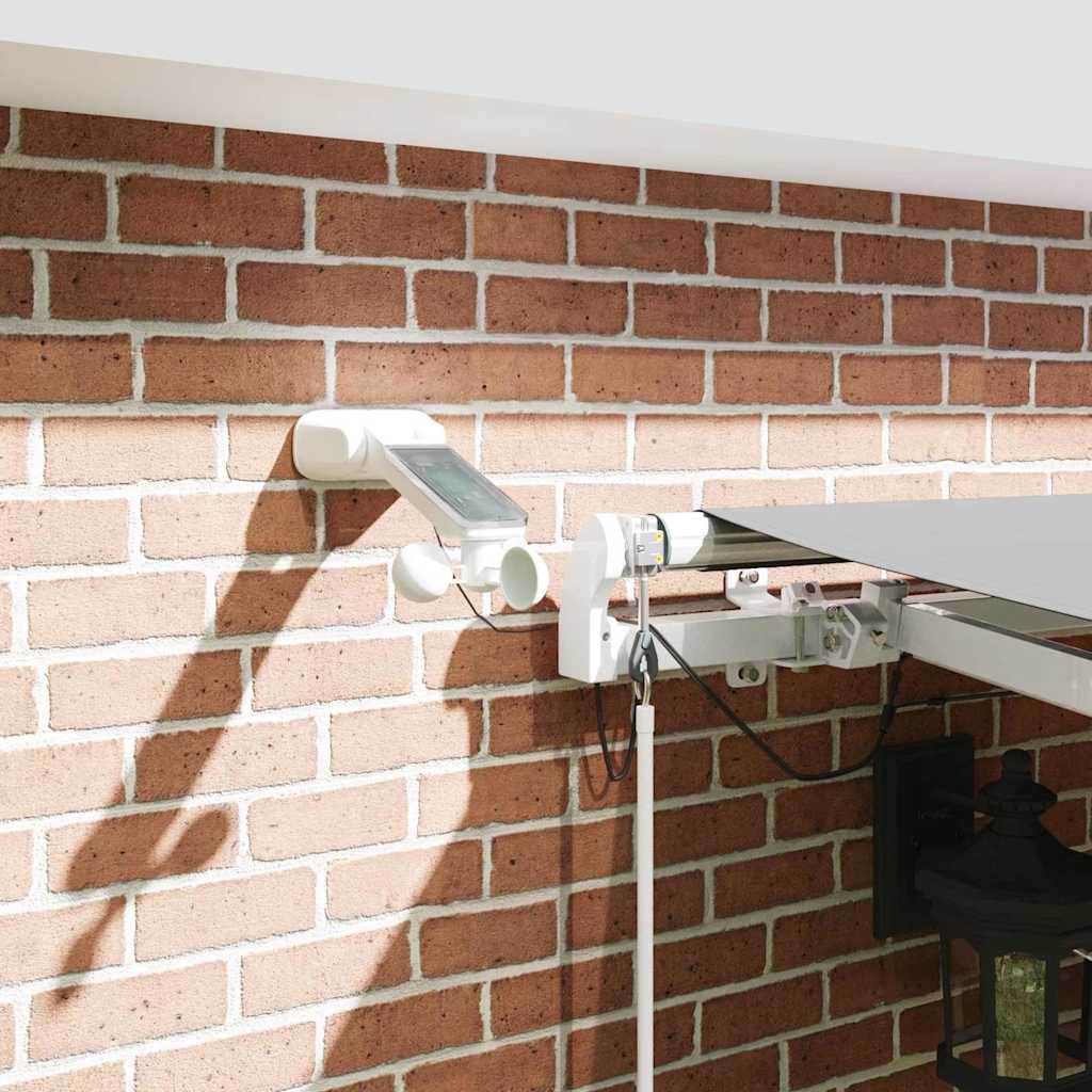 Markiseramme Med Led -strimmellys 400 × 350 Cm Aluminium - Billede 4