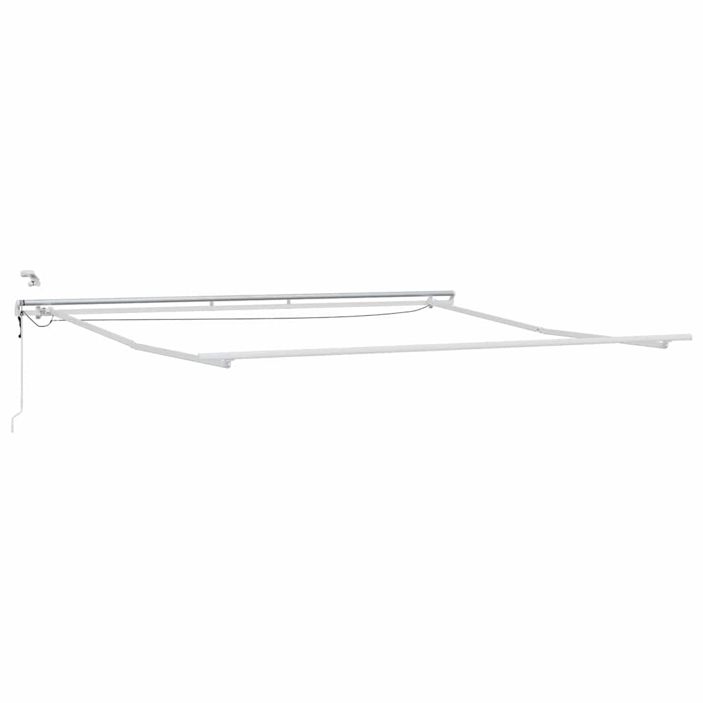 Markiseramme Med Led -strimmellys 400 × 350 Cm Aluminium - Billede 2