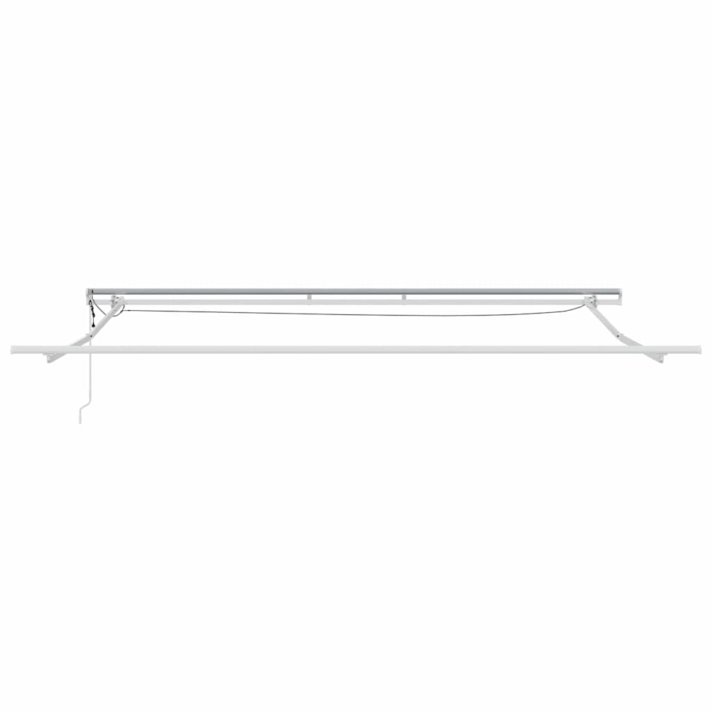 Markiseramme Med Led -strimmellys 400 × 350 Cm Aluminium - Billede 6