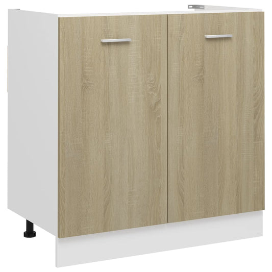Skab 80X46X81,5 Cm Konstrueret Træ