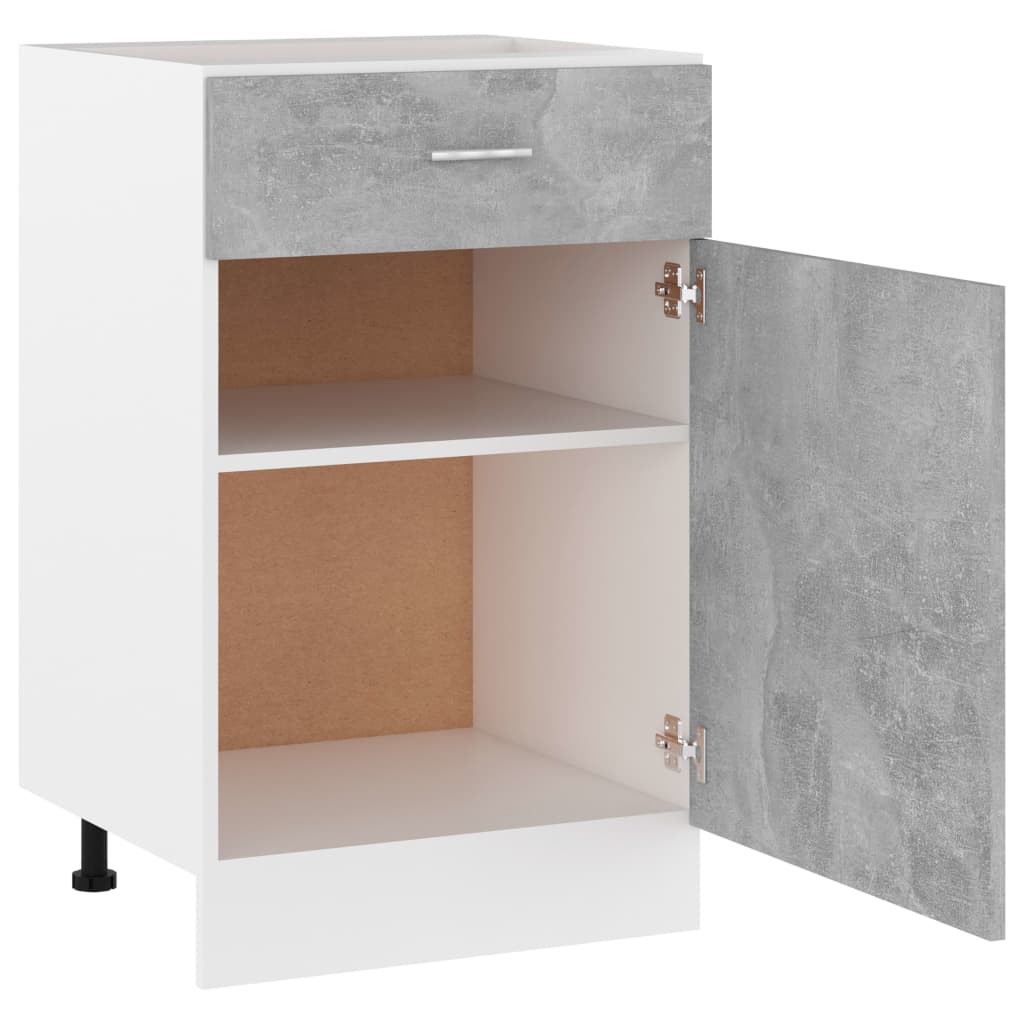 Skuffebundskab Lyon 50x46x81,5 Cm Konstrueret Træ - Billede 5