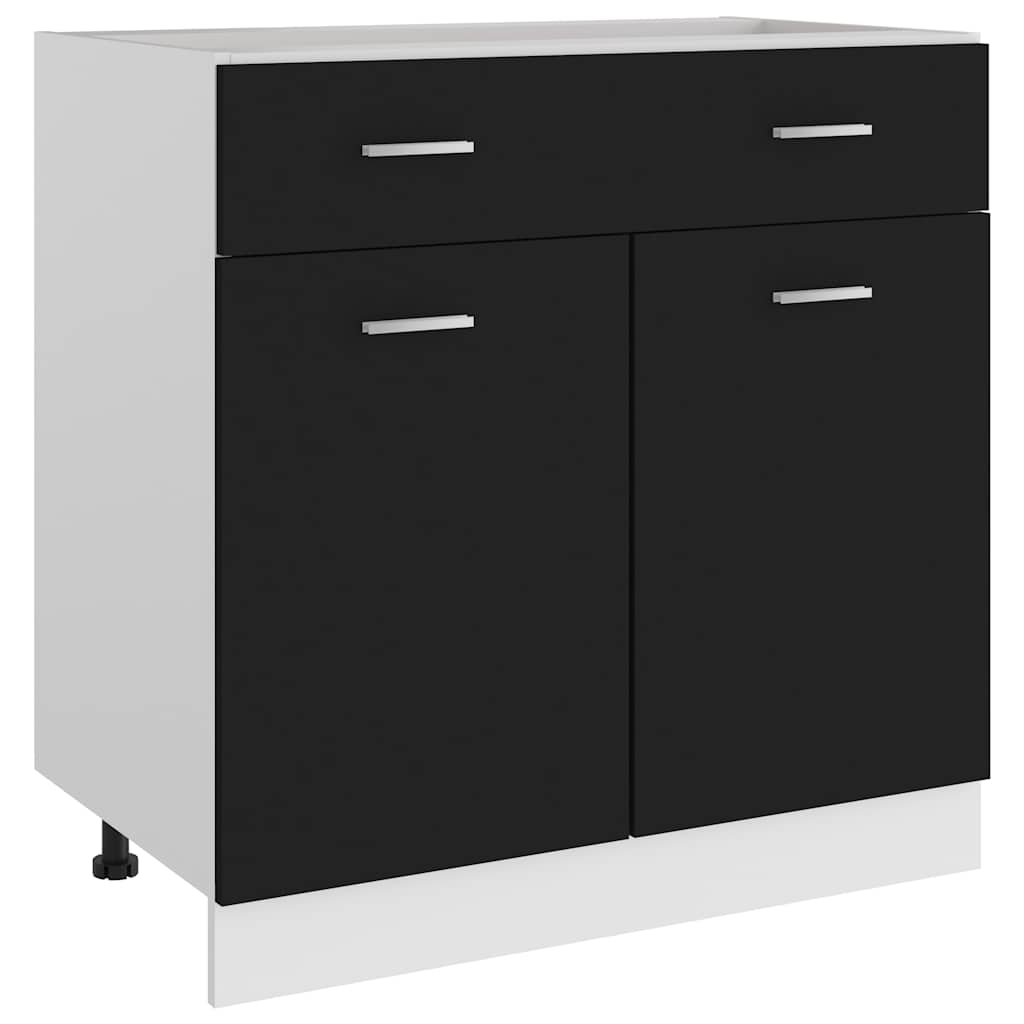 Skuffebundskab Lyon 80x46x81,5 Cm Konstrueret Træ - Variant 801237