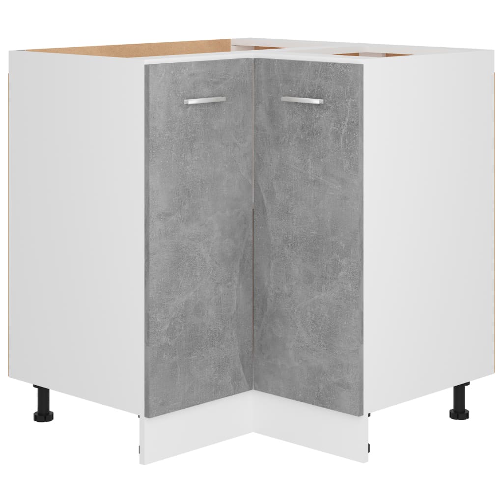 Hjørneskab Lyon 75,5x75,5x81,5 Cm Konstrueret Træ - Billede 2