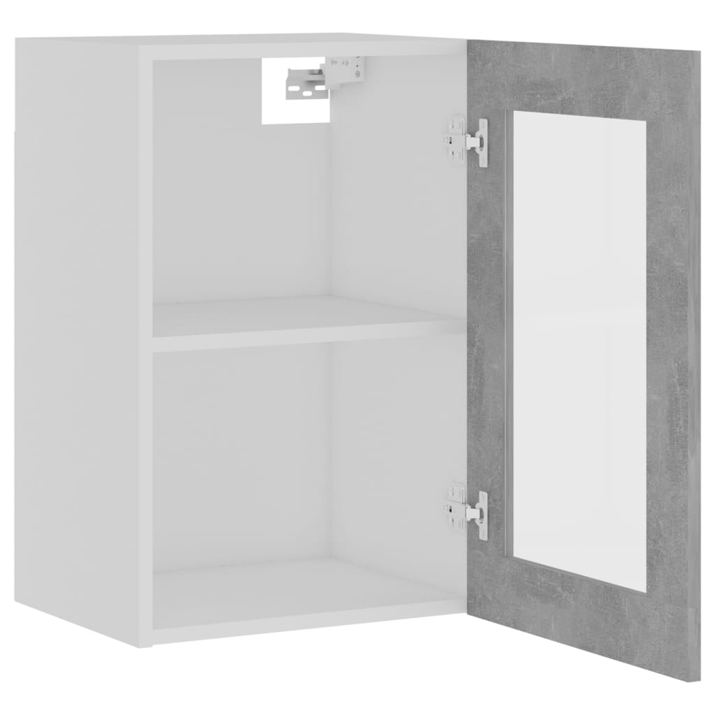 Hængende Vitrineskab Lyon 40x31x60 Cm Konstrueret Træ - Billede 5